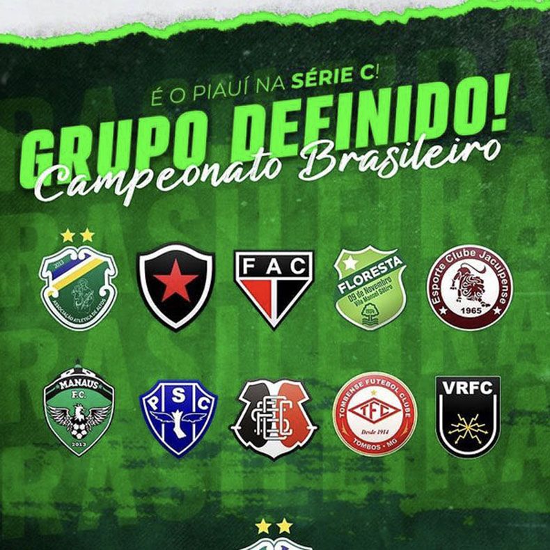 Altos conhece adversários no Campeonato Brasileiro da Série C