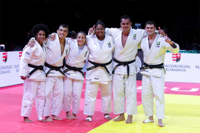 Brasil ganha bronze por equipes mistas e fecha o Mundial de judô com três medalhas