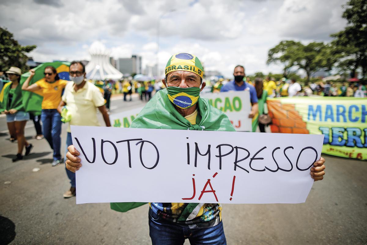 Bolsonaro convoca ato em SP para “último recado” sobre voto impresso