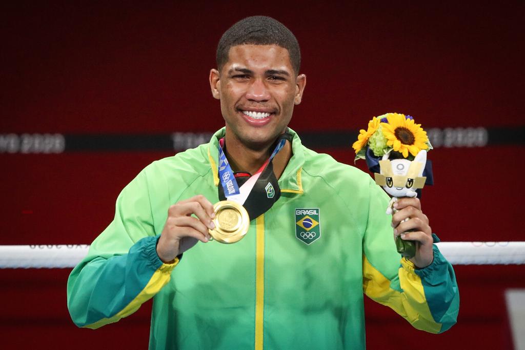 Hebert Conceição vence ucraniano e conquista ouro para o Brasil no boxe