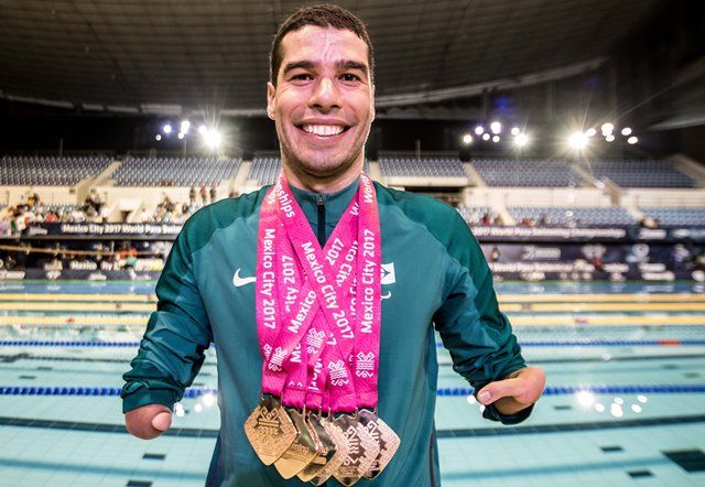 Daniel Dias conquista o bronze nos 100m livre classe s5 e fatura sua 26ª medalha
