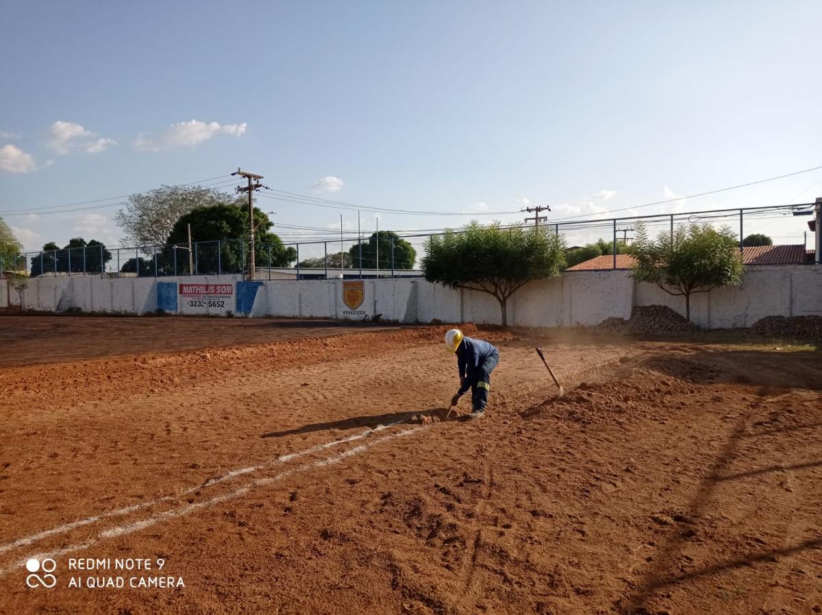SAAD Centro inicia reforma do Campo Bariri e prevê conclusão em 180 dias