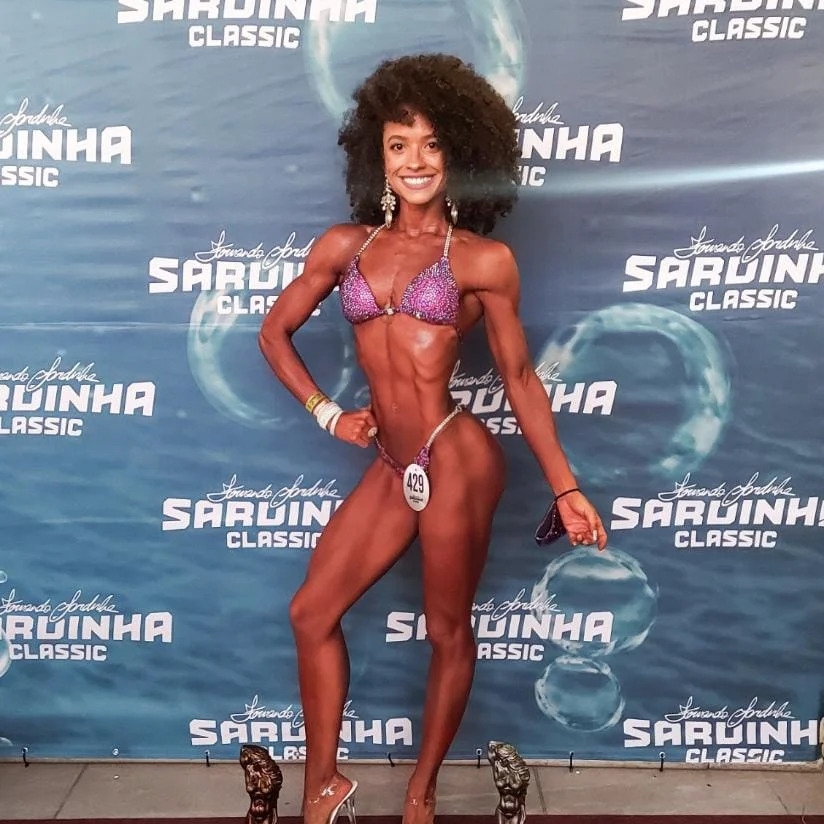 Fisiculturista piauiense, Brenda Farias, vence campeonato nacional em Santa Catarina