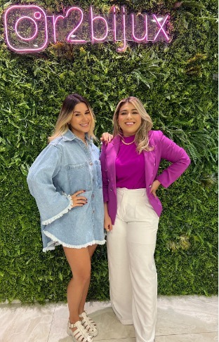 Gabi Pinho comanda podcast durante o Piauí Moda Outlet