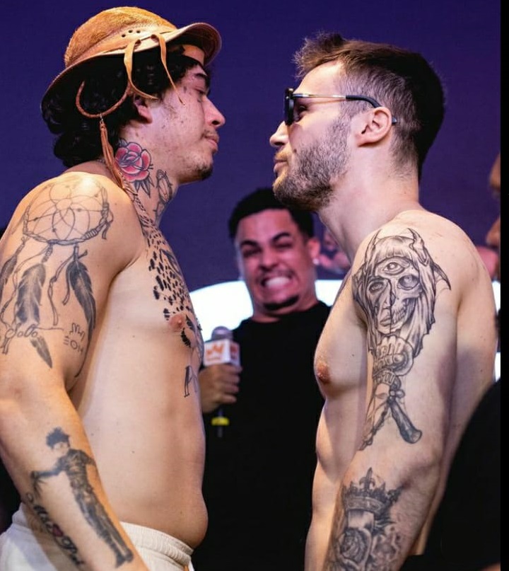 Polonês rival de Whindersson Nunes em luta de boxe joga bandeira do Piauí no chão