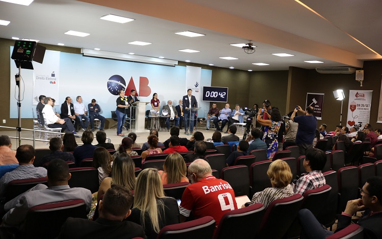 OAB Piauí realiza hoje debate entre candidatos ao Governo