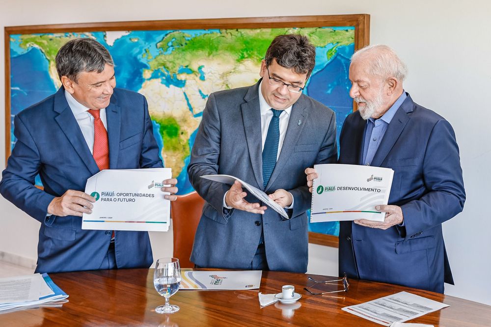 Em audiência com Lula, Rafael apresenta projetos de hidrogênio verde e pede investimentos para o Piauí