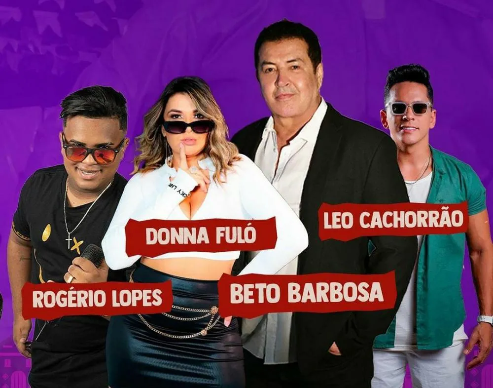 Confira a programação completa desta quarta-feira (12); primeiro dia da Cidade Junina