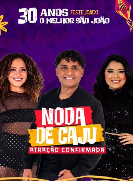 Confira a programação completa desta sexta-feira (14); terceiro dia da Cidade Junina