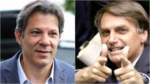 Ibope para presidente, votos válidos: Bolsonaro, 57%; Haddad, 43%