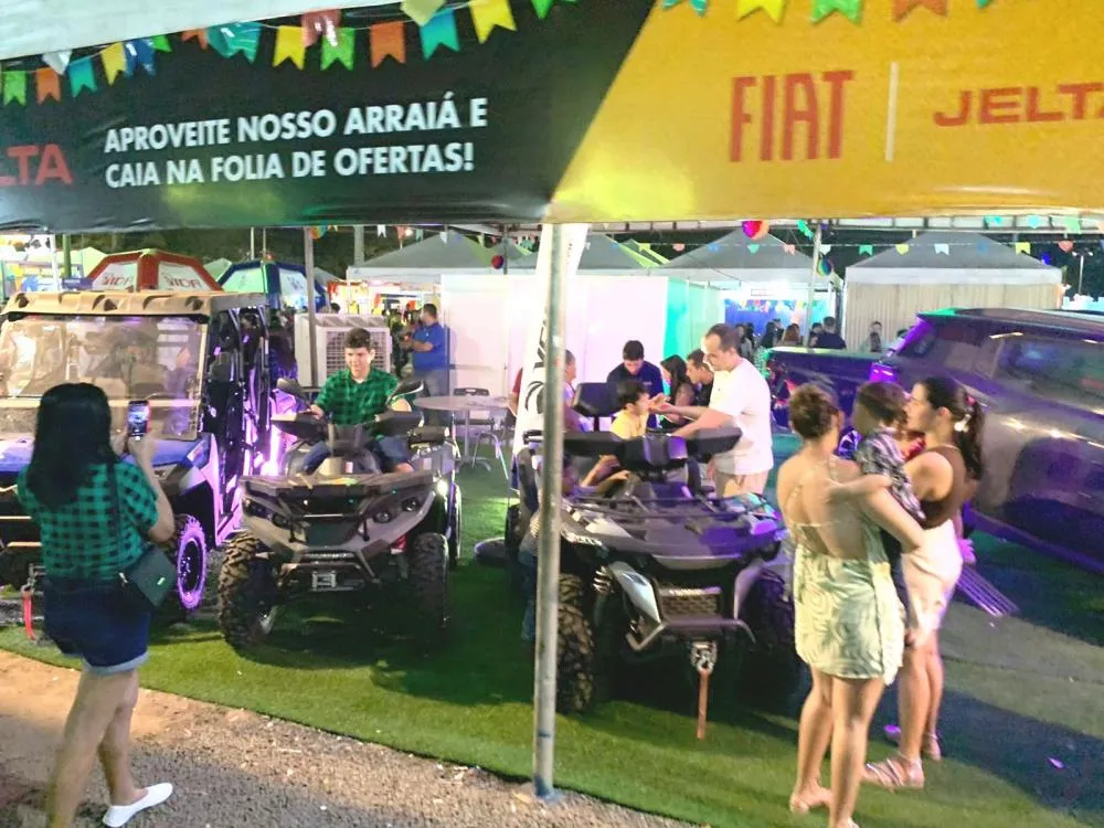 Estande da Ventura - Jelta Adventure é a sensação na Cidade Junina