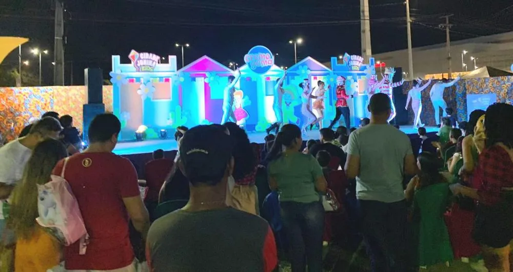 Espaço Kids da Cremogema é sucesso e atrai grande público infantil na Cidade Junina