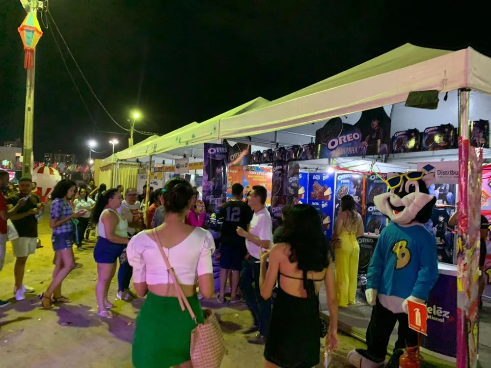 Estande da Oreo atrai grande público para a Cidade Junina