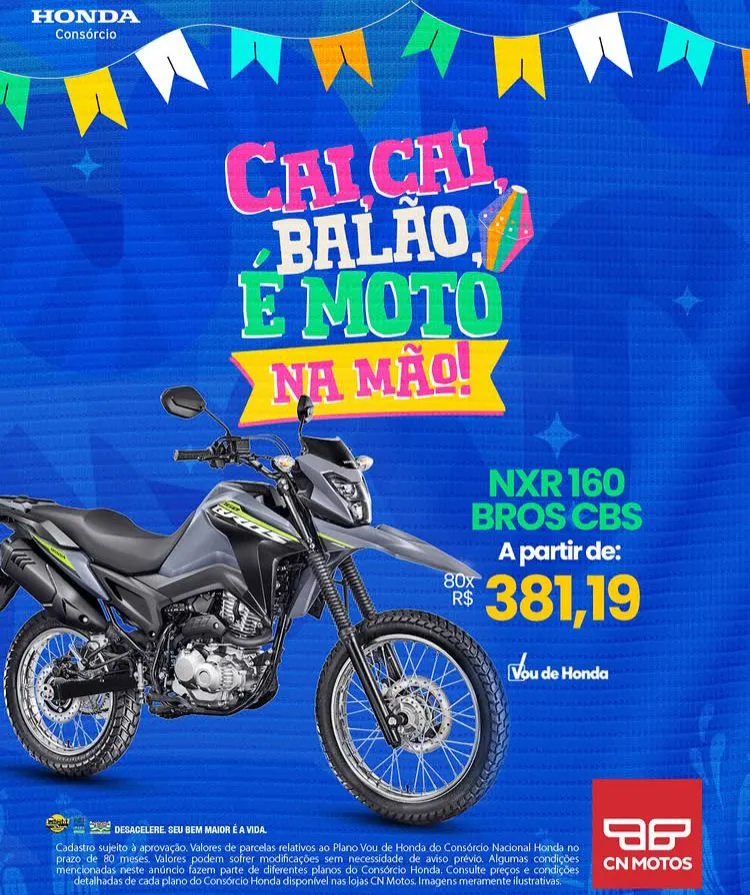 CN Motos marca presença no Cidade Junina com exposição especial e clima de São João