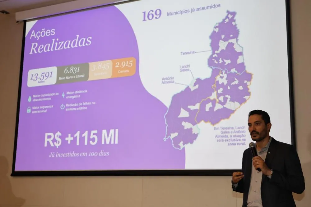 Em menos de um ano, Águas do Piauí investe R$ 83 milhões para garantir mais água e enfrentar a estiagem no estado