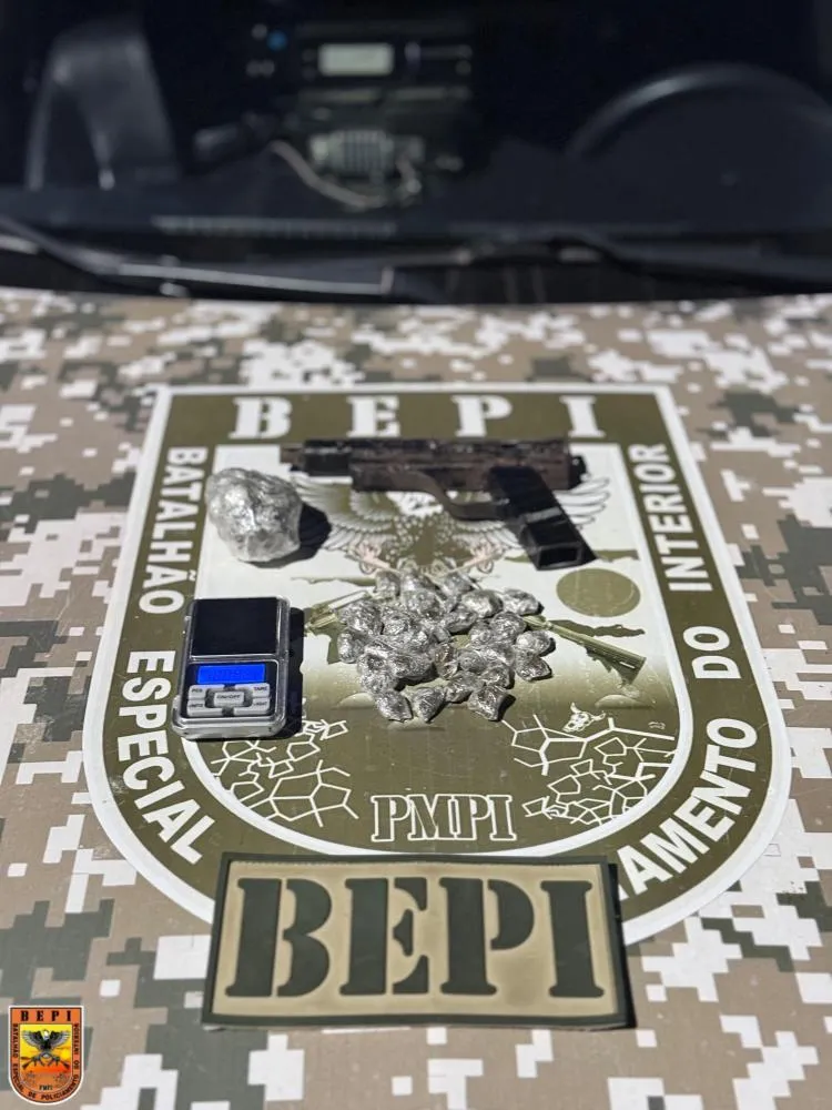 Polícia Militar prende metalúrgico suspeito de fabricar armas caseiras para facção criminosa na zona Norte de Teresina