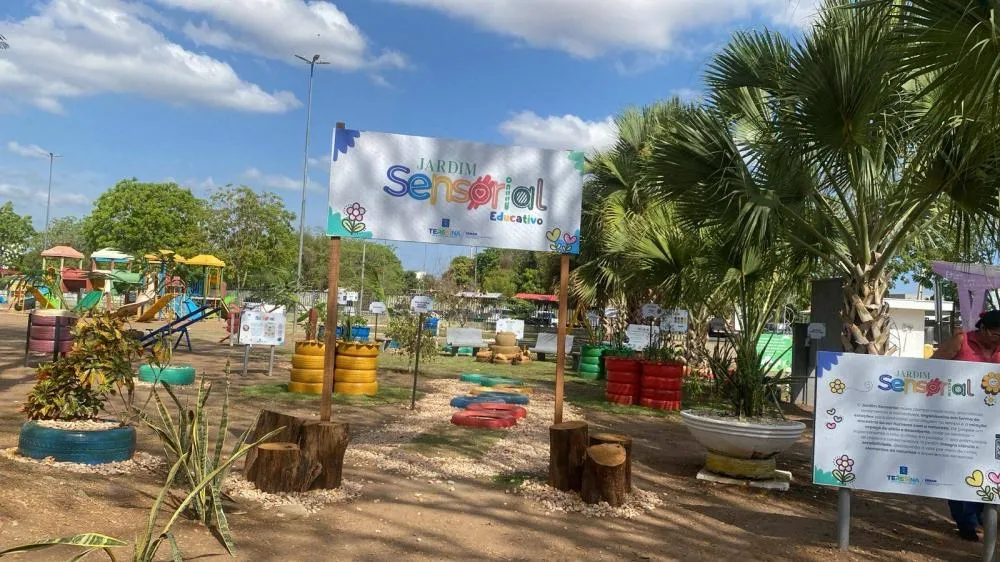 Jardim Sensorial é inaugurado nesta quarta-feira (10), no Parque da Cidadania de Teresina