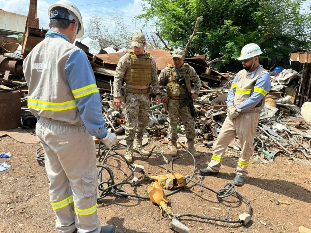 Operação Cobre Sujo desarticula esquema de furto de cabos e receptação em Teresina