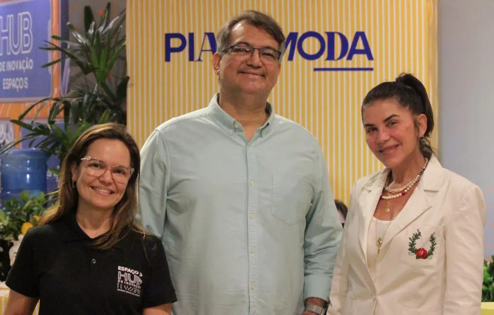Larisse Azevedo ao lado de Islano Marques e Christiane Alencar (Foto: Ryan Melo)