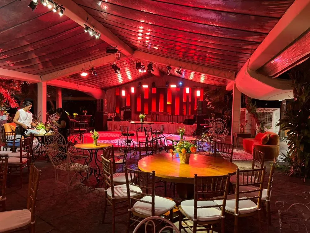 Estrutura montada pela DM Estruturas e Eventos