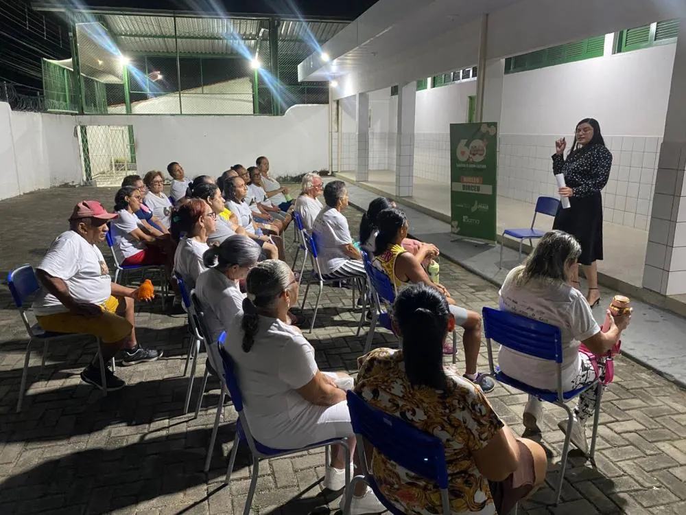 Projeto 60+ promove palestra sobre prevenção a golpes contra idosos no Núcleo Dirceu