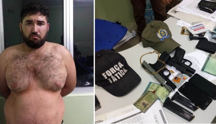 Homem é preso com pistolas depois de atitude suspeita contra empresário de Campo Maior