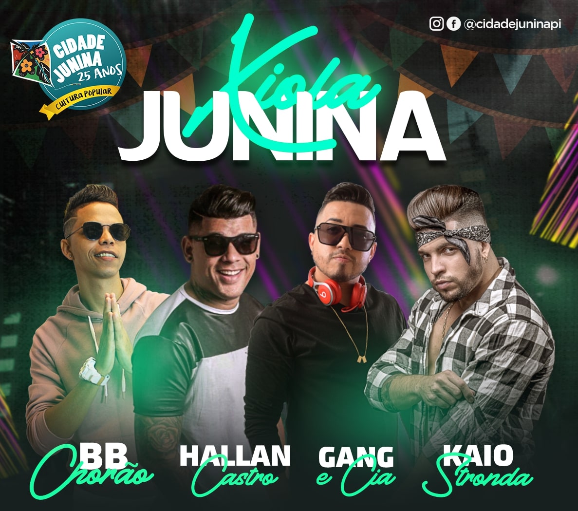 Xiola Junina e Terça do Samba garantem diversidade de ritmos para a Cidade Junina 2019
