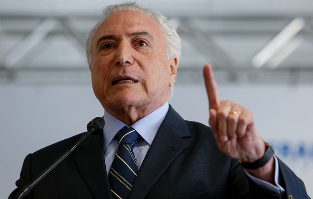 Temer faz críticas indiretas a prisões de amigos