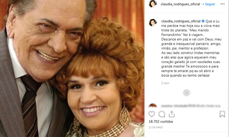 Claudia Rodrigues é internada e tem piora no quadro de esclerose após morte de Lúcio Mauro
