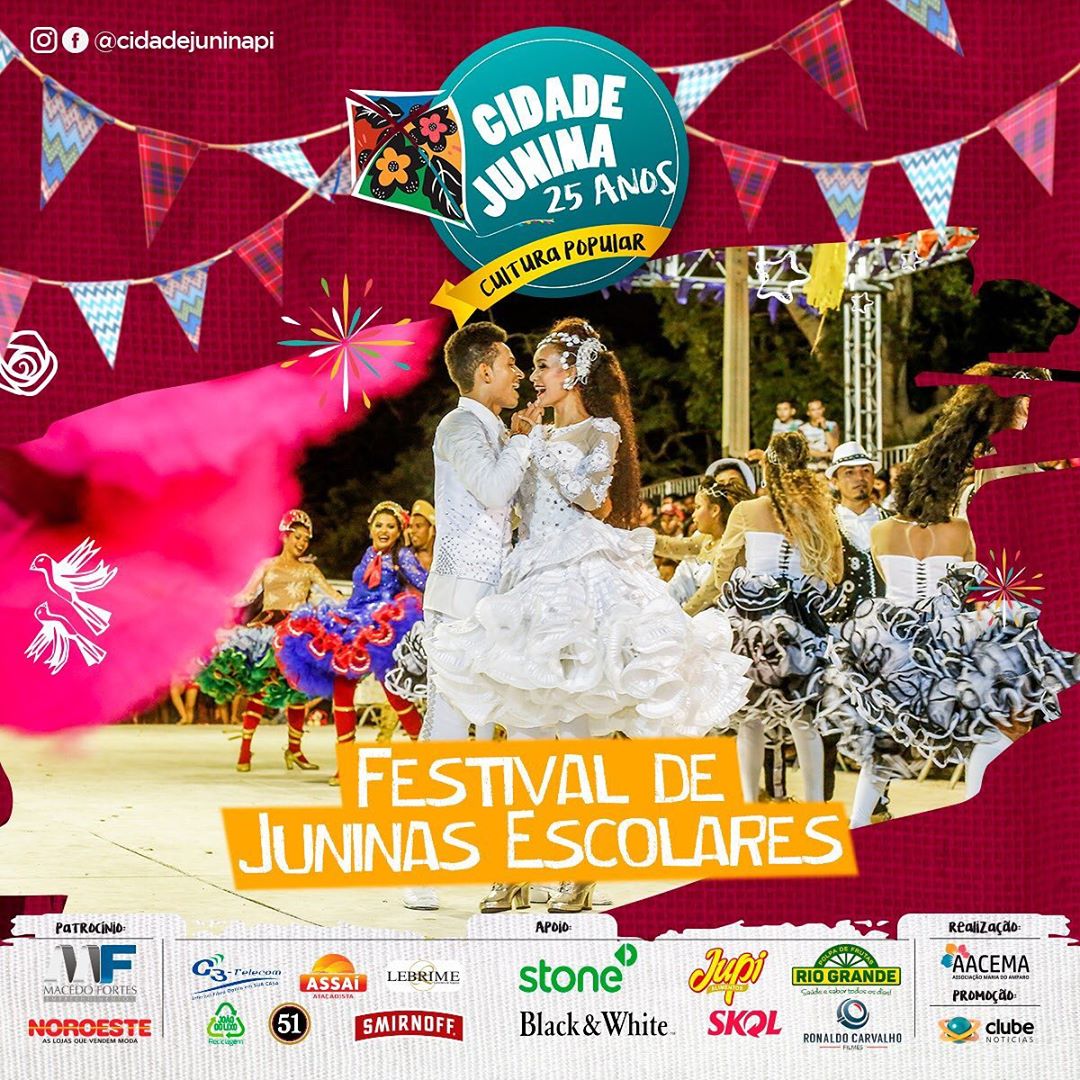 II Concurso de Quadrilhas Juninas Escolares acontece hoje na Cidade Junina 2019