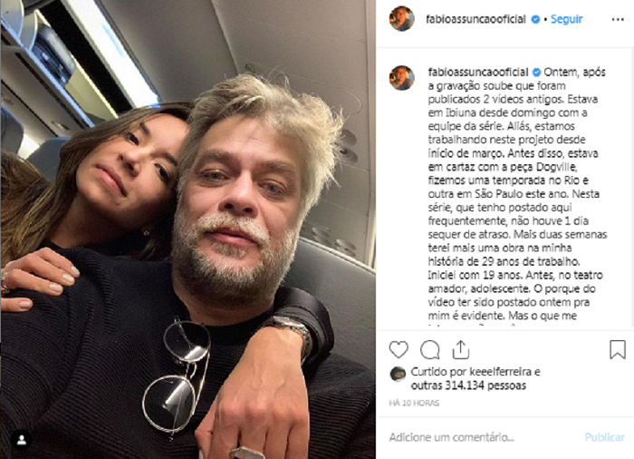 Fábio Assunção se pronuncia após vazamento de vídeos íntimos