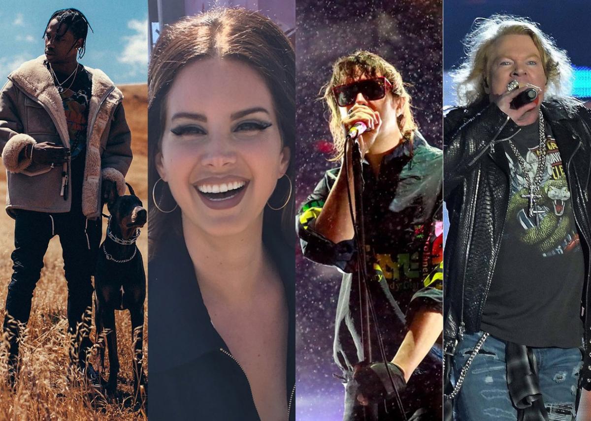 Lollapalooza 2020: Guns N’ Roses, Travis Scott e Lana Del Rey são destaques