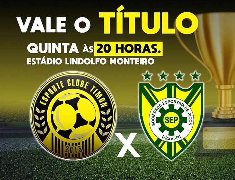 Timon inicia venda de ingressos para final contra o Picos