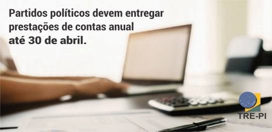 Partidos políticos têm sete dias para entregarem as prestações de contas 